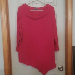 Pink scoop neck sweater